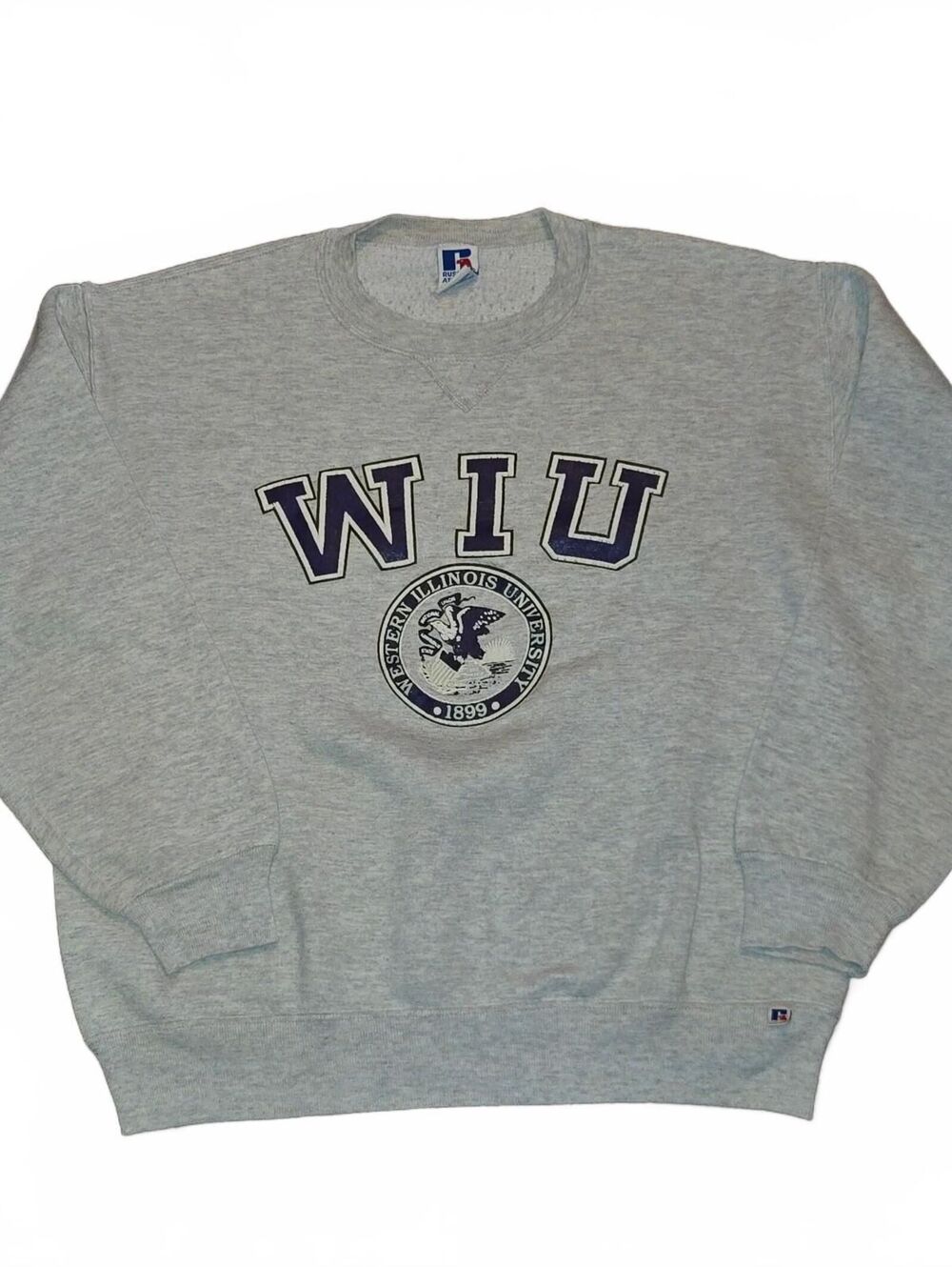 Vintage Western Illinois University Sweatshirt Men's Large Russell Athletic USA